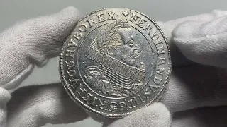 A14, Śląsk (?), Ferdynand II, talar 1624 BZ/BZ, Nysa (?) Wrocław (?)