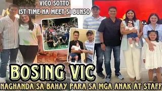 Vico Sotto 1st time ma-meet si Bunso Mochi kaya naman nagpa cater ulit si bosing para kay handa ulit