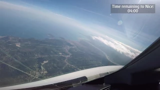 Cockpit View of Emirates A380 to Nice | Emirates Airline