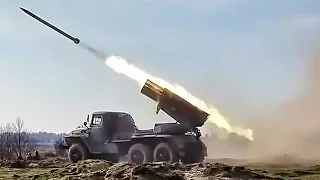 Ukrainian BM-21 Grad Multiple Rocket Launcher