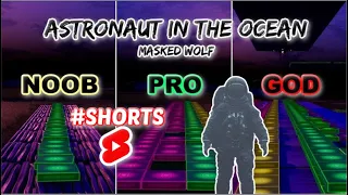 Masked Wolf - Astronaut In The Ocean - Noob vs Pro vs God (Fortnite Music Blocks) #shorts