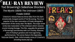 Tod Browning's Sideshow Shockers: The Mystic, The Unknown, Freaks Criterion Blu-ray Review