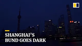 Shanghai turns off decorative lights on the Bund to save power