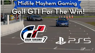 VW Golf GTI Gran Turismo 7 Nürburgring Practice In 4K!