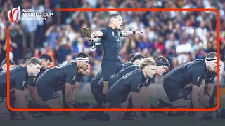 New Zealand's incredible Haka lays down the challenge to Namibia | Rugby World Cup 2023