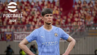 eFootball™ 2024 - Gameplay | Manchester City vs West Ham United - Premier League | PC