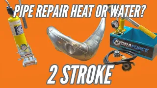 Dirt Bike Pipe Repair | What Works Better? Heat or Water?