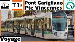 Tramway T3a: Pont du Garigliano - Porte de Vincennes