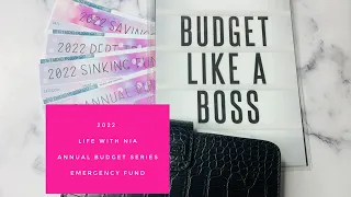 2022 Budget Planner Series | The Emergency Fund 🚨| Watch to the End for a Special Giveaway