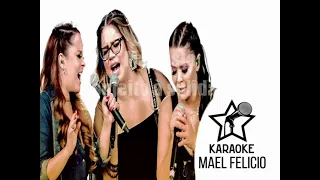 Marília Mendonça Part  Maiara e Maraisa Coração Bandido Karaoke   Eb