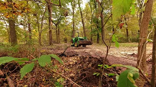 Digging a Pond With a Compact Tractor | Part 2