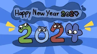 Happy New Year 2024!! (Animation - FlipaClip) by AISH5905
