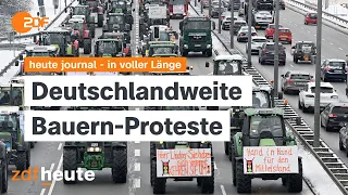 heute journal 08.01.24 Tod Franz Beckenbauer, Bauernproteste, Wagenknecht-Partei gegründet (english)