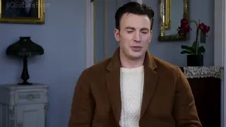 Chris Evans on the Knives Out script.