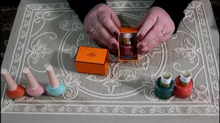 ASMR Luxury Nail Polish & Swatching ~ Gucci & Hermes ~ Are They Worth It??