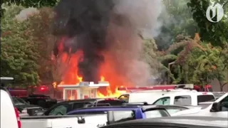 Portland food cart pod fire, explosion