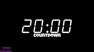 TIMER 20 MINUTES WITH ALARM | TEMPORIZADOR 20 MINUTOS COM ALARME
