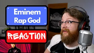 Eminem - Rap God Reaction - Metal Guy Reacts