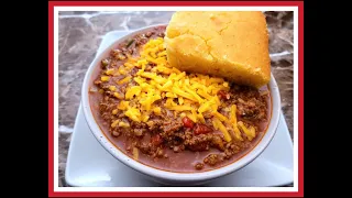 HOMEMADE CHILI (WITH NO BEANS)
