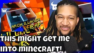 Reaction to MINECRAFT RAP | "The Arch-Illager" | Dan Bull