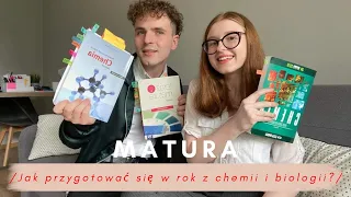 matura // jak przygotować się w rok z chemii i biologii? 📚