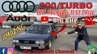 Audi 200 5T. Audi Turbo. Full Review & Test Drive Video.