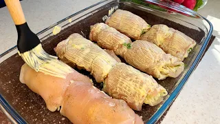 🍗 Mouthwatering Chicken Breast Rolls Recipe | Easy & Delicious!