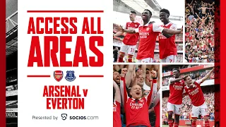 ACCESS ALL AREAS | Arsenal vs Everton (5-1) | Goals, tunnel cam, behind the scenes and more!