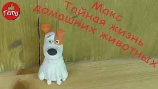 Лепим из пластилина Макса из мультфильма Тайная жизнь домашних животных