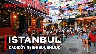 Istanbul Kadiköy Neighbourhood Cofes & Bars Walking Tour | Turkey 17 Sep 2021 | 4K UHD 60FPS