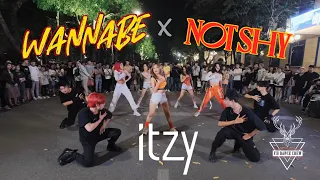 [KPOP IN PUBLIC] ITZY (있지) - 'WANNABE (REMIX) x NOT SHY' l Dance Cover By F.H Crew From Vietnam