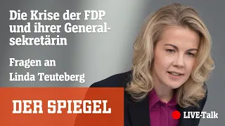 FDP in der Krise: Linda Teuteberg bei DER SPIEGEL fragt