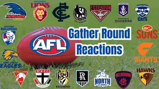 Every AFL club's reaction to their Gather Round matches (Round 4)