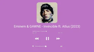 Eminem & GAWNE - Invincible ft. Atlus (Music Video) (2023)