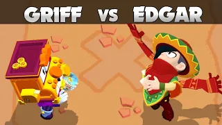 Griff Vs Edgar l 1Vs1 l 15 Tests l Boss Vs Worker l Brawl Stars