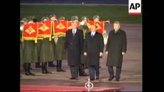 Russia: Berlusconi arrives for visit