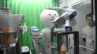 Yaskawa : Robot make Ice Cream