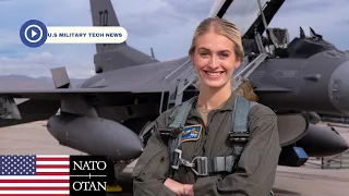 Beautiful Female Pilot - USAFA Graduate 2nd Lieutenant Madison Marsh Flies An F-16D Fighter Jet