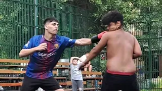 Basagan ng mukha / boxing nauwi sa suntokan / Street fighter