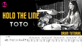 Hold The Line - Toto - Drum Cover (Drum Score)