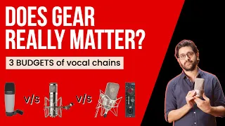 3 LEVELS of vocal chains: Cheap VS Mid VS Expensive