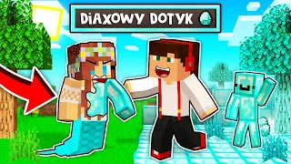 WSZYSTKO CZEGO DOTKNĘ ZAMIENIA SIĘ W DIAMENTY W MINECRAFT?! GPLAY & LUMI