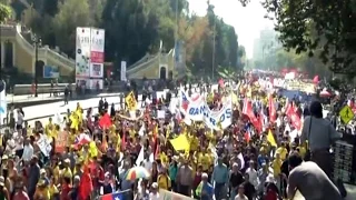 Двухмиллионный протест в Чили в воскресенье
