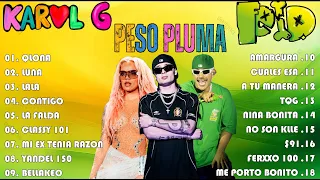 Karol G, Peso Pluma, Feid Mix Extios 2024 - Las Mejores Canciones De  2024