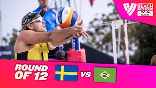 Ahman/ Hellvig vs. George/Andre - Round of 12 Highlights Doha 2023 #BeachProTour