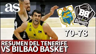 Liga Endesa | Resumen IBEROSTAR TENERIFE 70 vs. BILBAO BASKET 78 | Diario AS