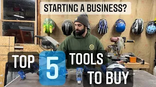 The First 5 Tools You Need To Buy as a General Contractor