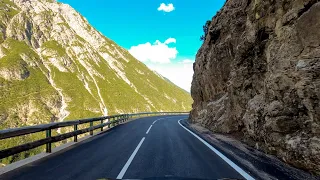 Driving the Flexen Pass, Hahntennjoch & Holzleiten Saddle, Austria