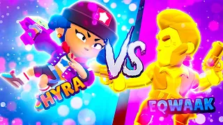 Hyra and Eqwaak *2vs3* (Brawl Stars)