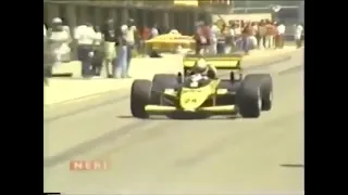 1987 March 31 @ April 03 - Alessandro Nannini (Minardi) pre-season testing @ Jacarepaguá
